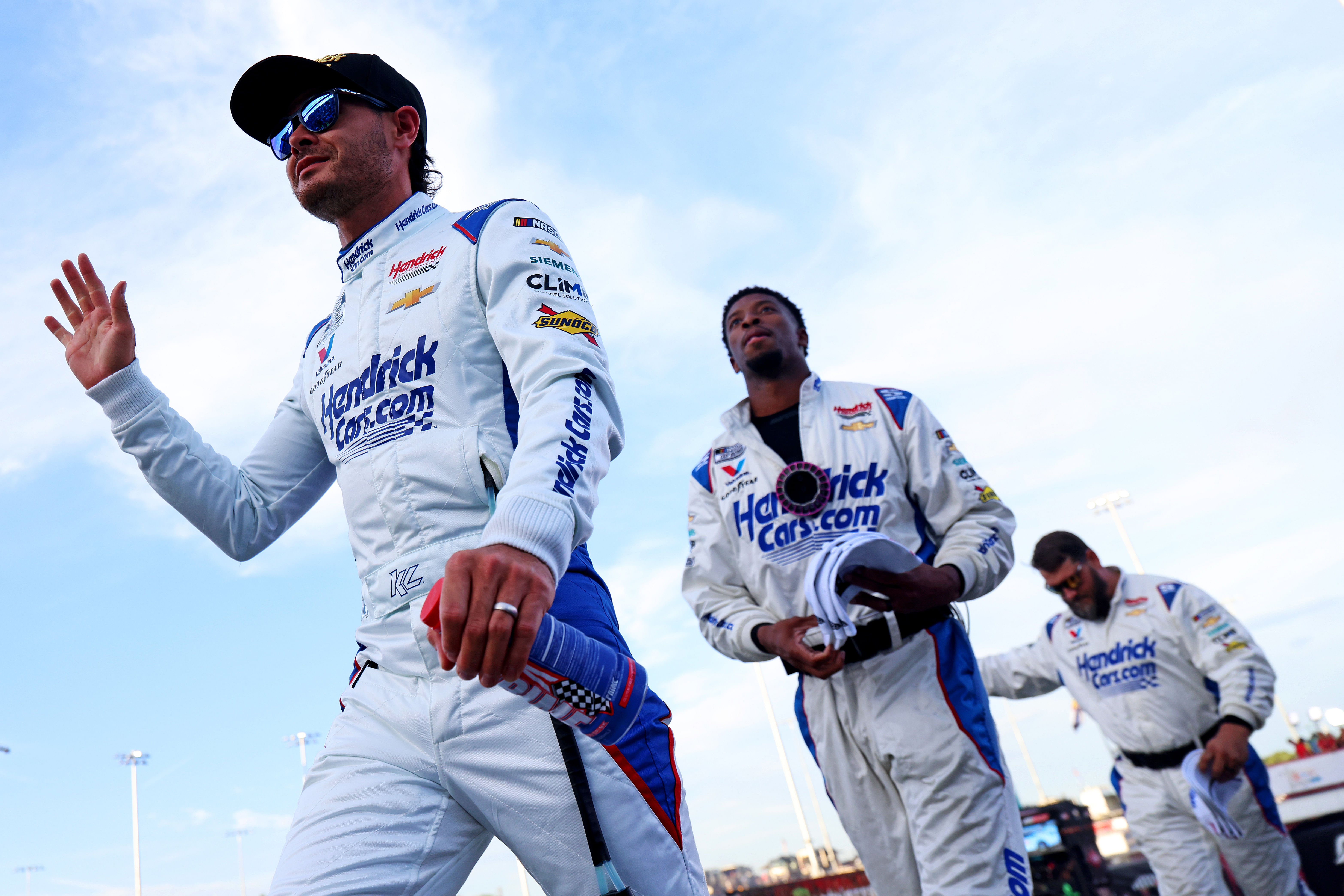 NASCAR Cup Series driver Kyle Larson was introduced before the NASCAR All-Star Open. Source: Imagn